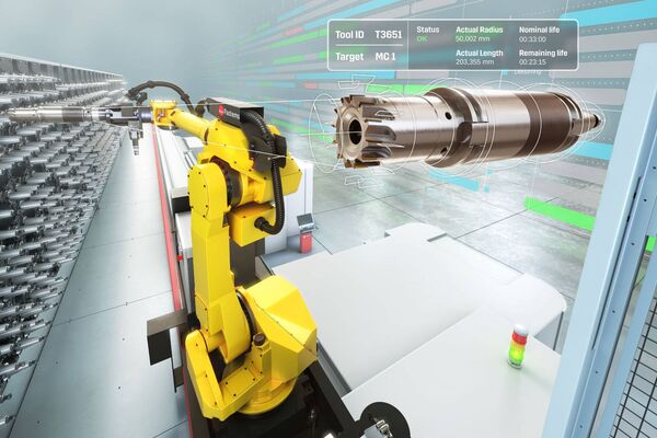 Neue Versionen des GTS (Gantry Tool Storage) und der Manufacturing Management Software (MMS) von Fastems