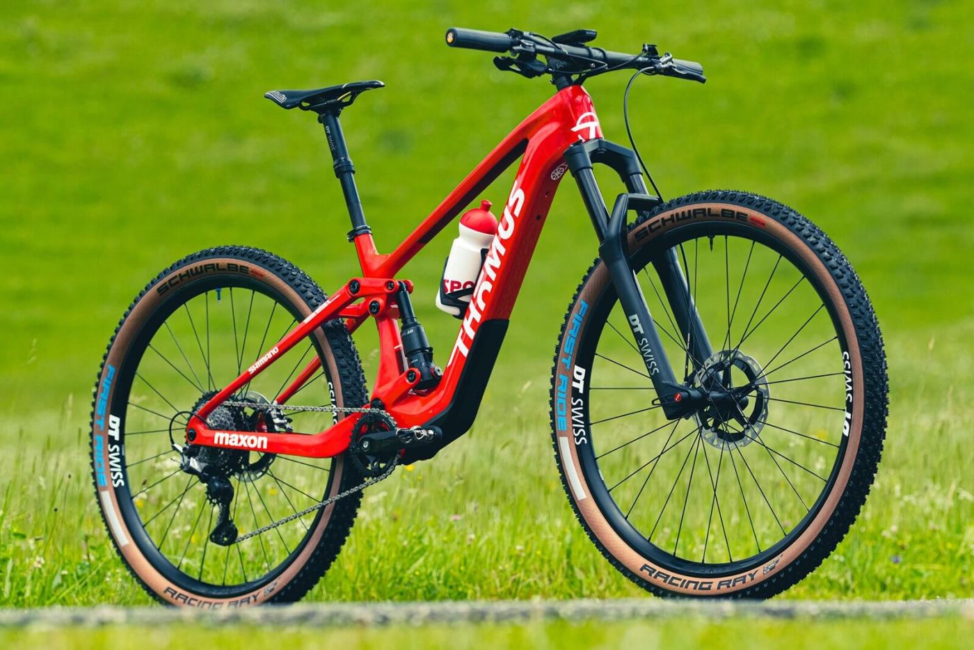 e-Mountainbike Lightrider E Ultimate mit Maxons Bikedrive Air-Antrieb