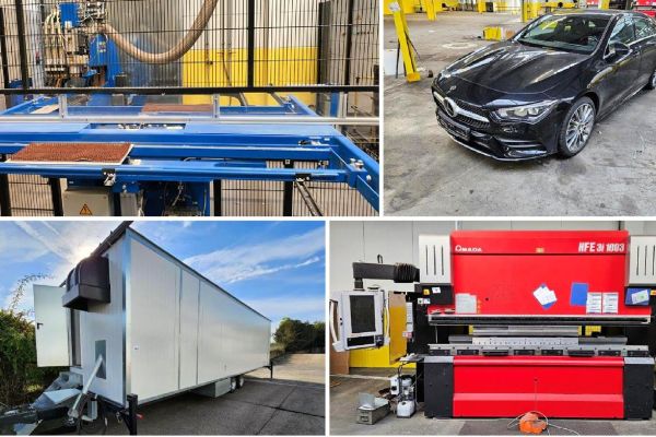 Im Rahmen der Insolvenzauktion eines Herstellers qualitativ hochwertiger, mobiler Hühnerställe werden am 21.11. rund 170 Metallbearbeitungsmaschinen versteigert.