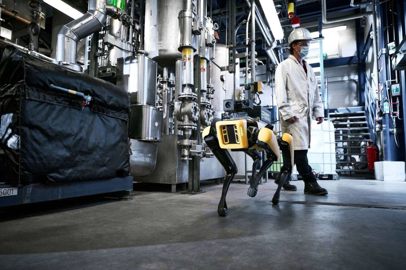 mobiler, autonomer Roboter Spot von Boston Dynamics mit Software von Energy Robotics