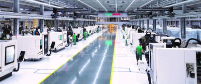 Fabrikationshalle von Famot DMG Mori