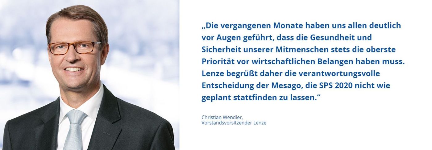 Christian Wenzler, Vorstandsvorsitzender Lenze