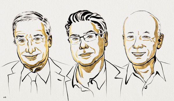 Wirtschaftsnobelpreisträger 2025: Joel Mokyr, Philippe Aghion, Peter Howitt.