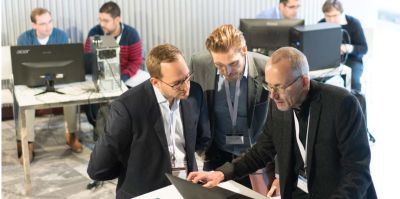 Besucher einer Comsol Konferenz