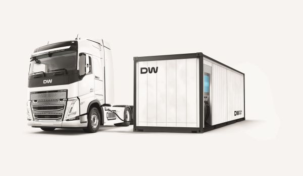 Elektro-Lkw mit Mega-Charger