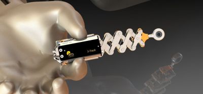 Der S-Track mit seiner Scherenmechanik und dem potentiometrischen Messprinzip