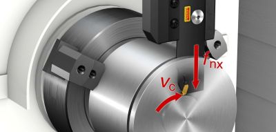 Die neue Schneidplatte für Abstechoperationen von Sandvik Coromant