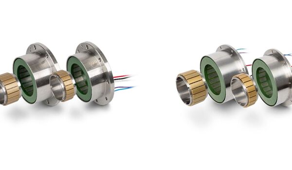 Rechts die beiden neuen EC frameless DT85M und L Motoren, links die bereits gelaunchten EC frameless DT50 Motoren