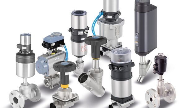Bürkert bietet ein breitgefächertes Programm an Prozess- und Regelventilen