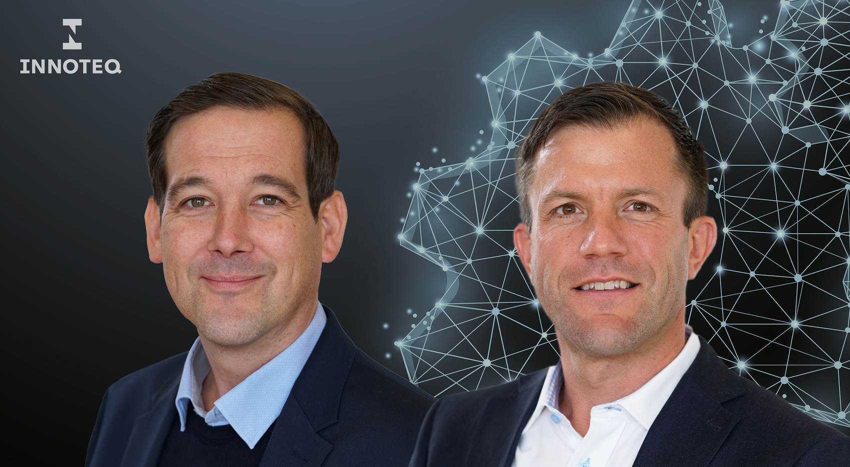 David von Büren, Projektleiter Innoteq (links) und Pascal Blanc, Bereichsleiter Fach- und Gastmessen bei Bernexpo David von Büren, Projektleiter Innoteq (links) und Pascal Blanc, Bereichsleiter Fach- und Gastmessen bei Bernexpo