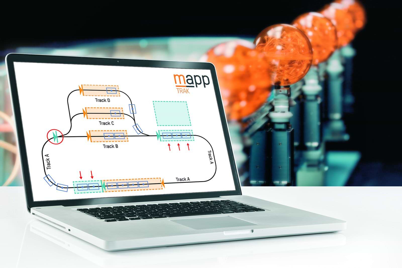 «mapp Trak» macht intelligente Transportsysteme einfach handhabbar. (Bild: B&R)