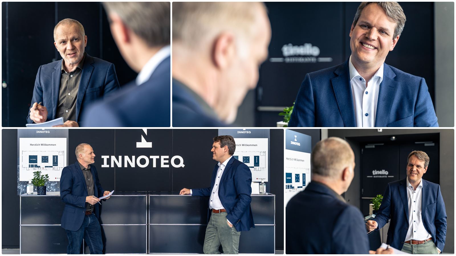 Thomas Wengi, CEO GF Machining Solutions und Eugen Albisser, Technik und Wissen Thomas Wengi, CEO GF Machining Solutions und Eugen Albisser, Technik und Wissen