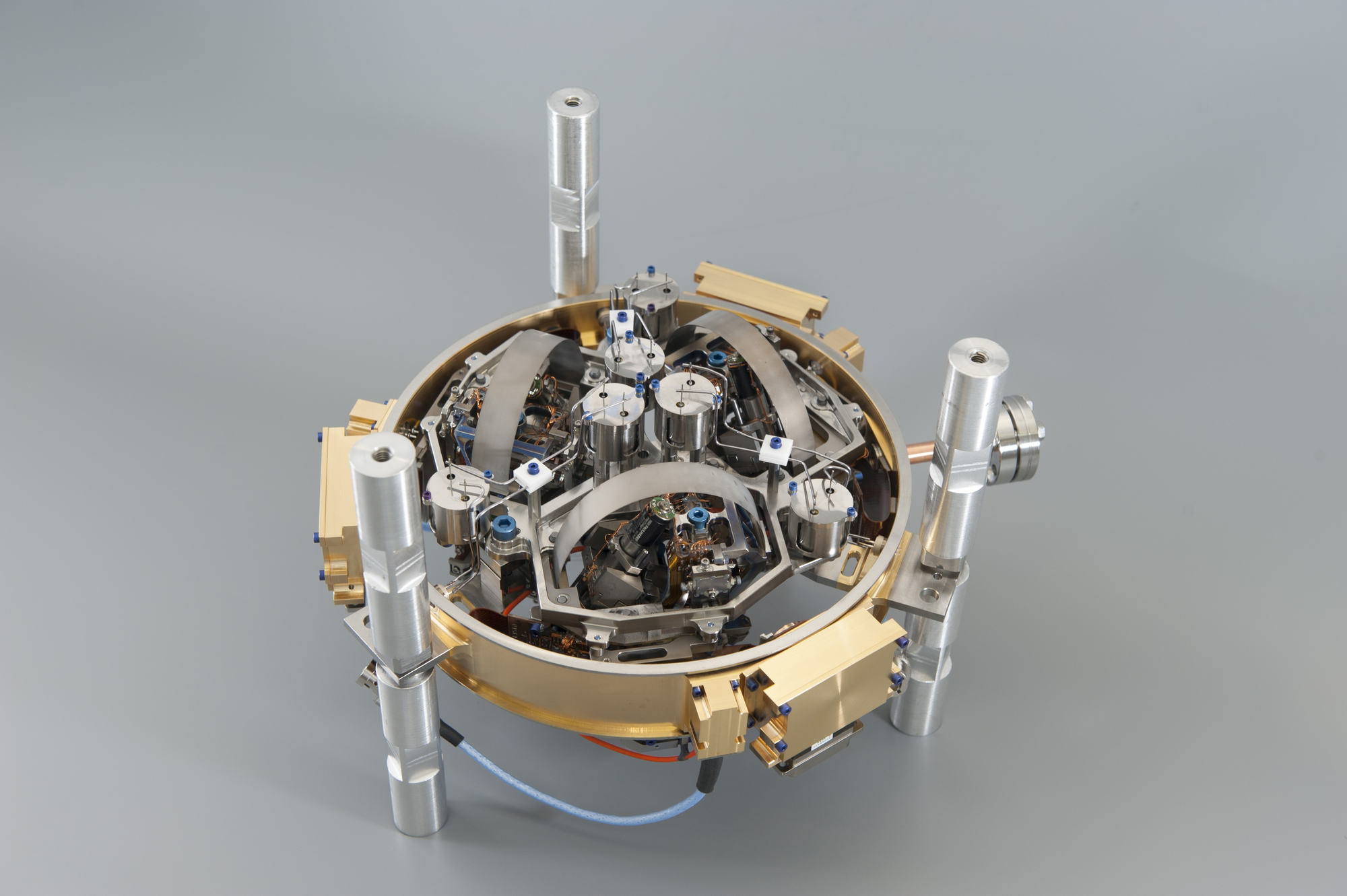 geschütztes Seismometer Innensicht