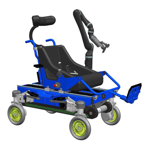 Cybathlon-Hightech-Rollstuhl mit hybridem Antriebskonzept