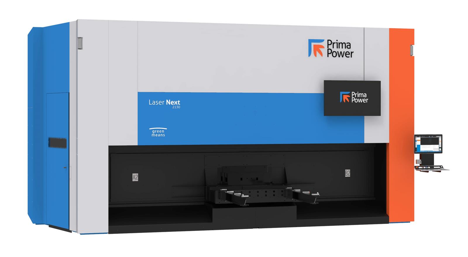 3D-Laserschneidanlage Laser Next 1530/2130 von Prima Power, ausgestattet mit der CNC-Steuerung Sinumerik One von Siemens 3D-Laserschneidanlage Laser Next 1530/2130 von Prima Power, ausgestattet mit der CNC-Steuerung Sinumerik One von Siemens