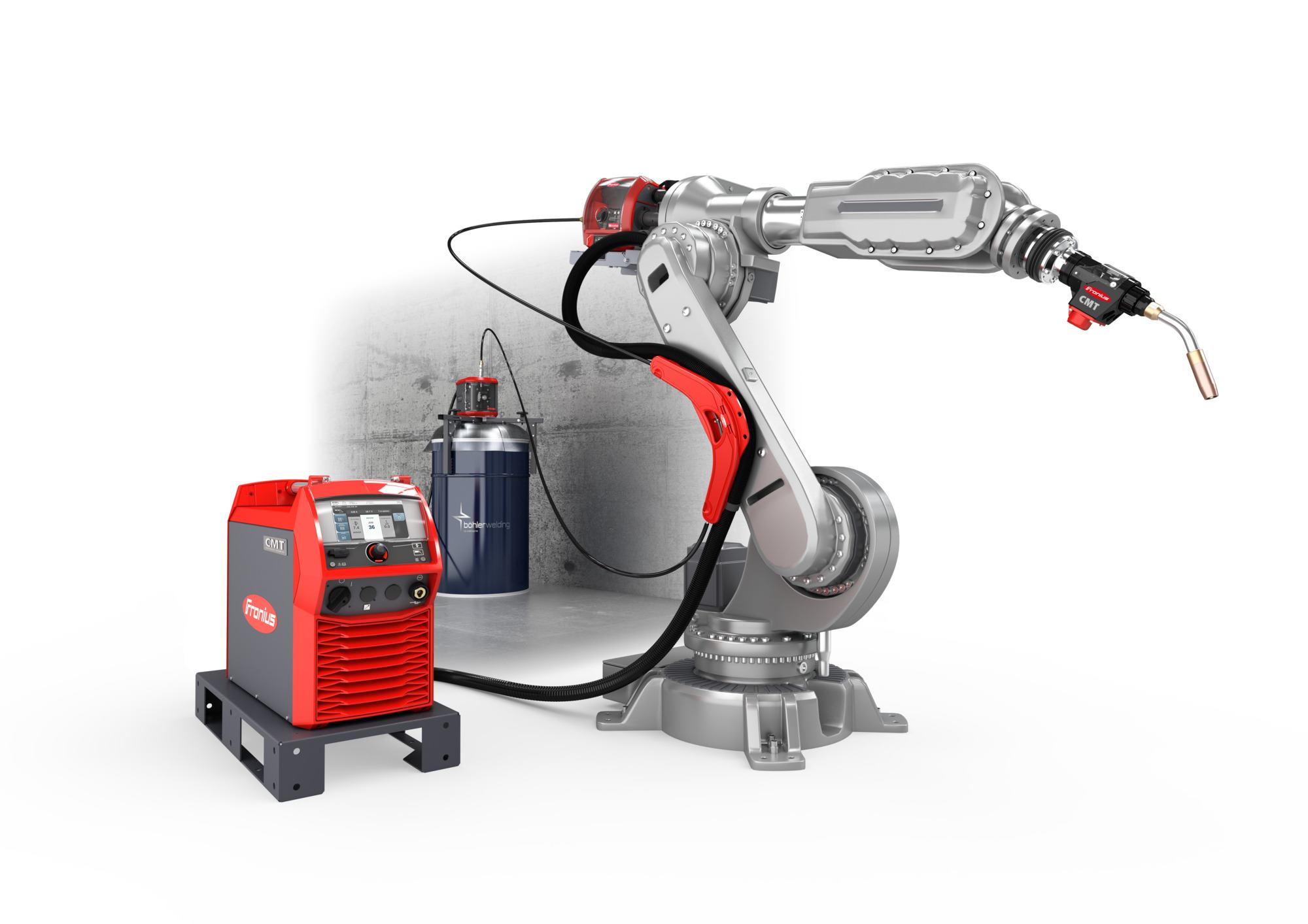 WireSense, TouchSense, SeamTracking und TeachMode – die Fronius Roboter-Assistenzsysteme können bei TPS/i und iWave im Robotik-Bereich oder bei Hochleistungs-Schweisssystemen eingesetzt werden. WireSense, TouchSense, SeamTracking und TeachMode – die Fronius Roboter-Assistenzsysteme können bei TPS/i und iWave im Robotik-Bereich oder bei Hochleistungs-Schweisssystemen eingesetzt werden.