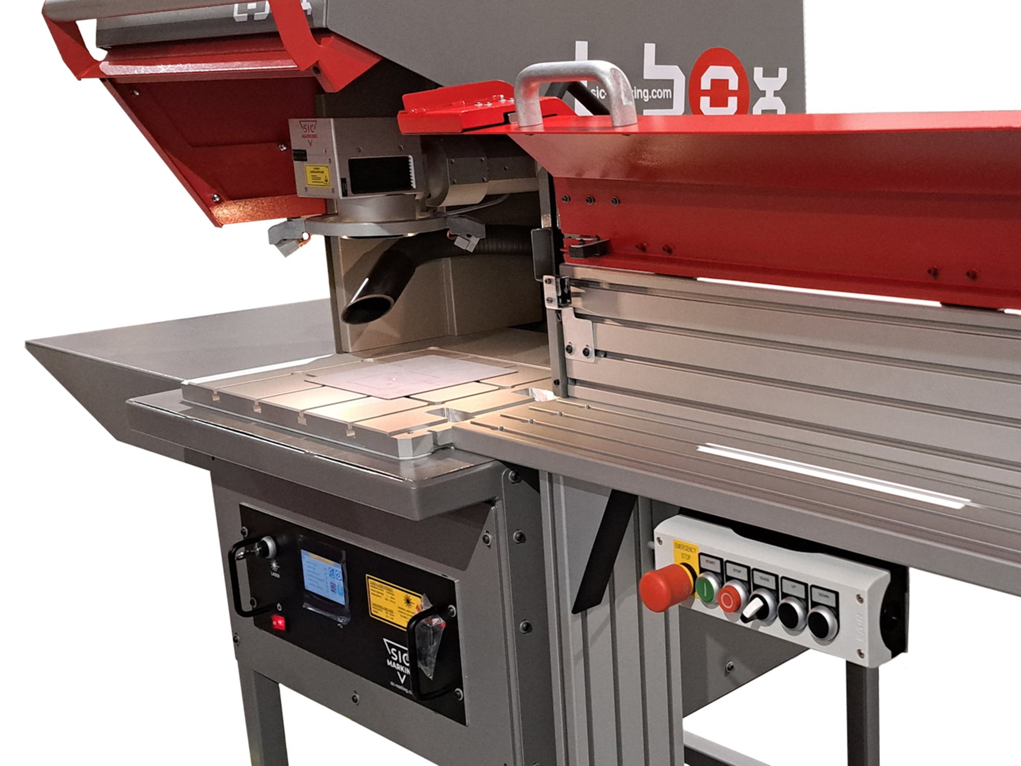L-Box Extend: Die kompakte Lasermarkierstation für lange Werkstücke L-Box Extend: Die kompakte Lasermarkierstation für lange Werkstücke