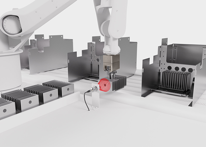 Kompakte, zylindrischen RFID-Lesegeräte der Serie RDH 100 In Fertigungszellen geht es meist eng zu.