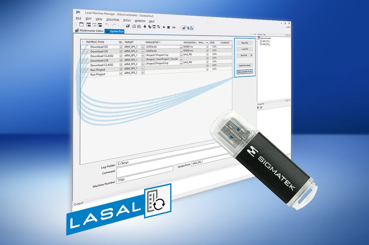 Update Tool“ im Engineering Tool LASAL von SIGMATEK
