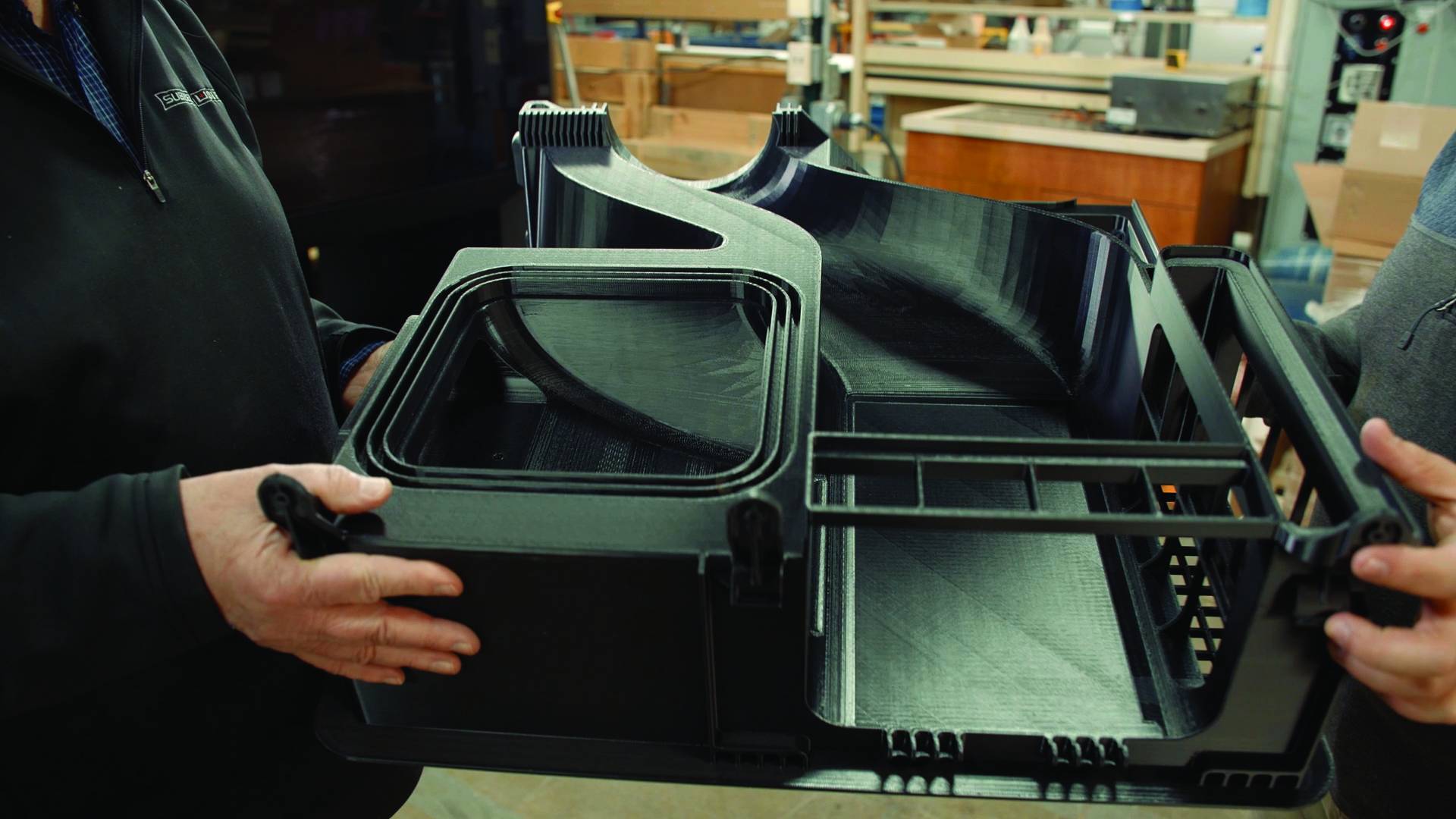 Bauteil gedruckt auf 3D-Printer F770 von Stratasys Bauteil gedruckt auf 3D-Printer F770 von Stratasys