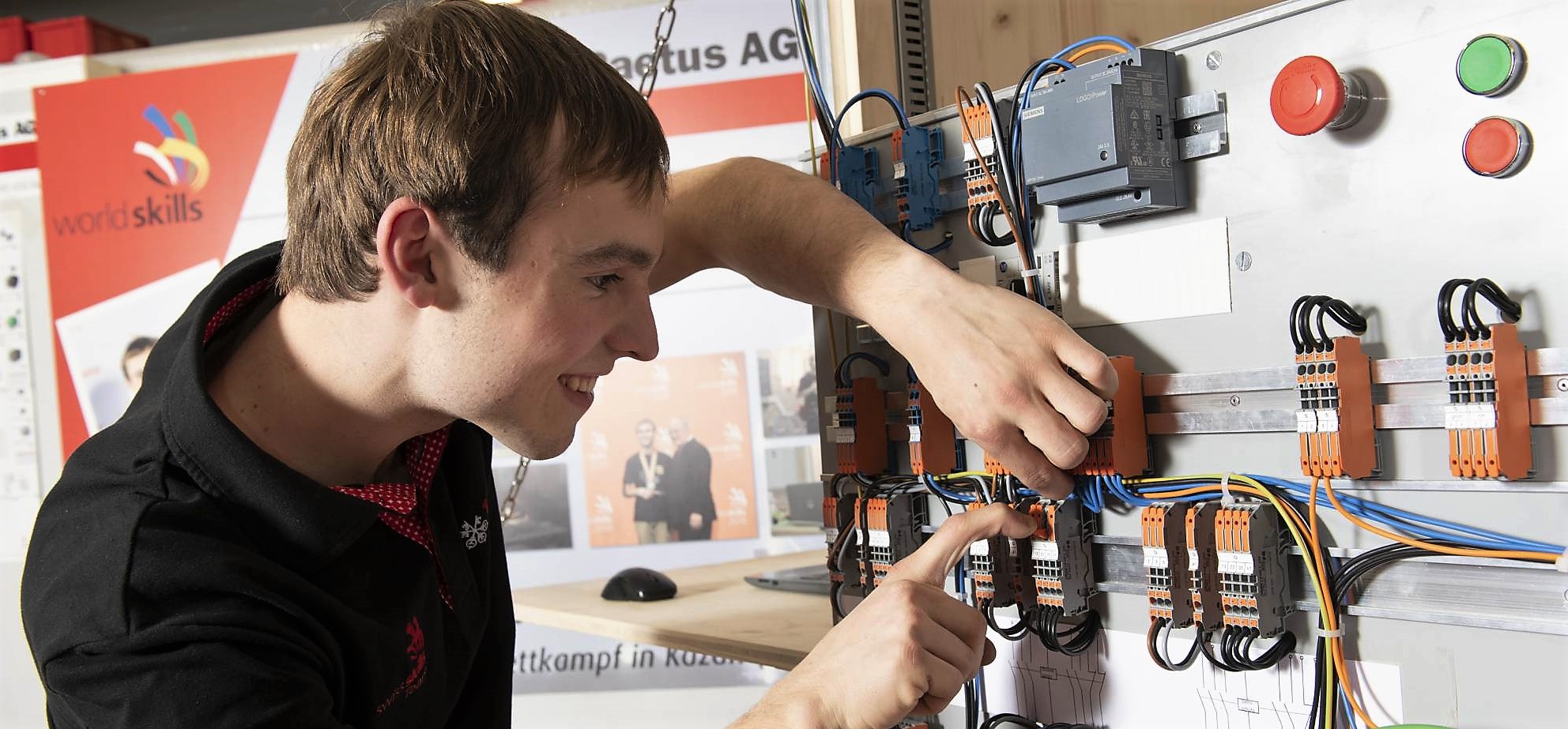 WorldSkills-Teilnehmer Boije Widrig aus Chur