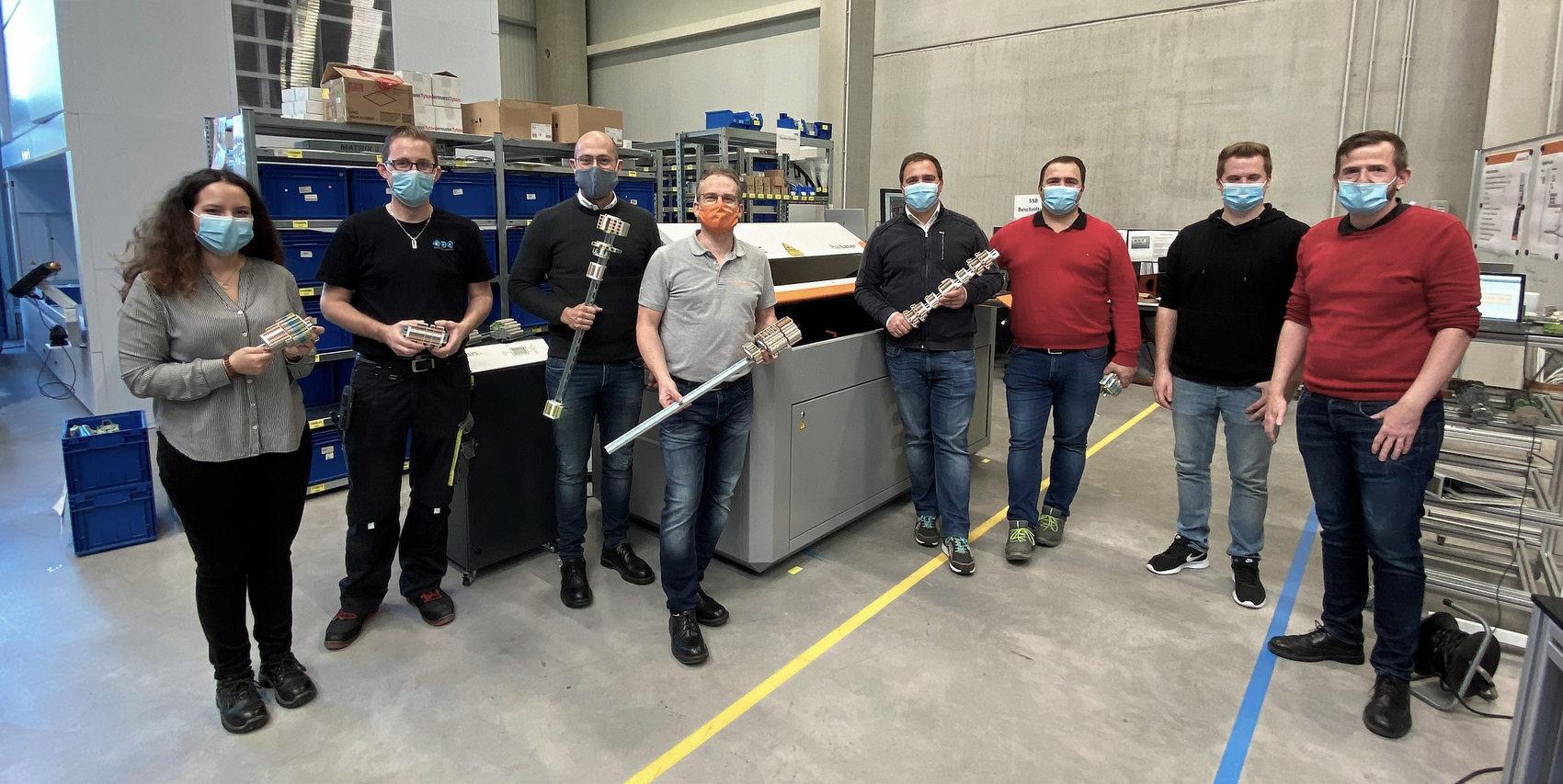 Team von BAH Industrial Solutions GmbH und Weidmüller Team von BAH Industrial Solutions GmbH und Weidmüller