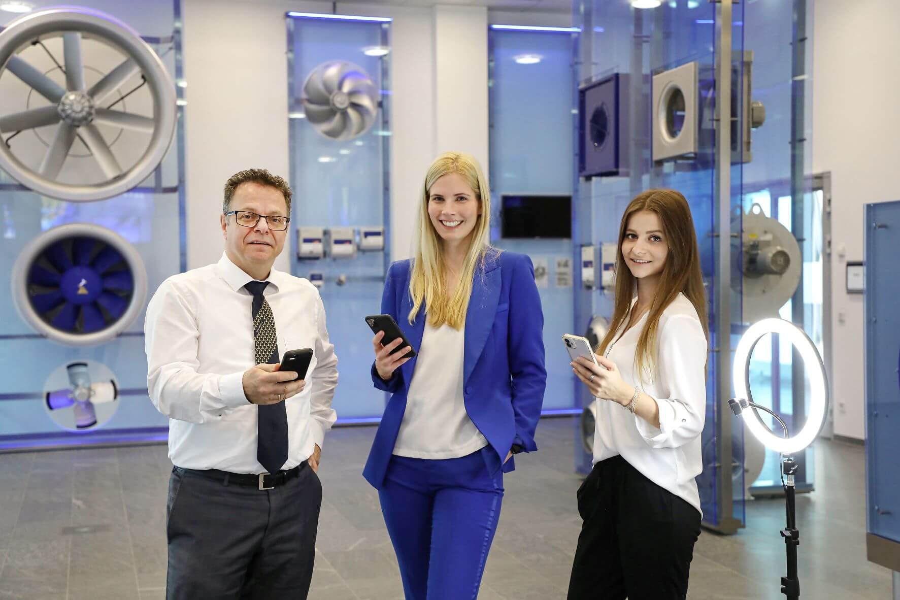 Employer Branding 4.0 bei Ziehl-Abegg: Kernteam Employer Branding 4.0 bei Ziehl-Abegg: Kernteam rund um Rainer Grill