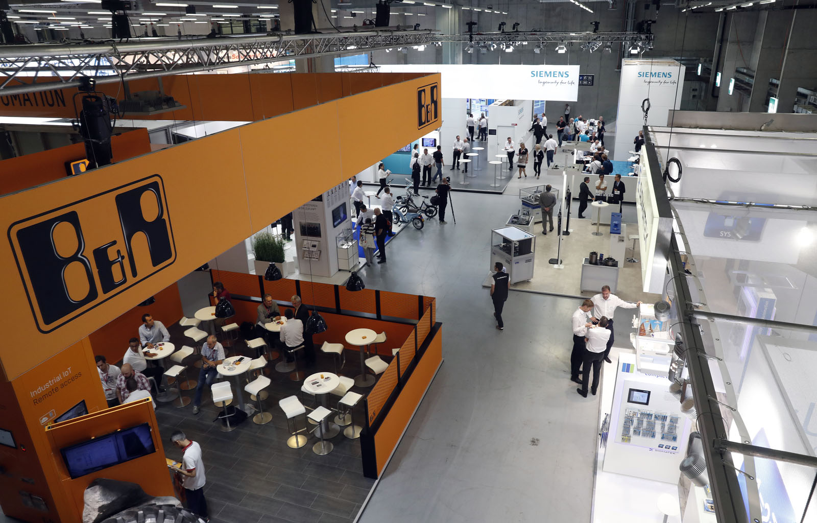 Sindex-Stand der Firma B&R Sindex-Stand der Firma B&R