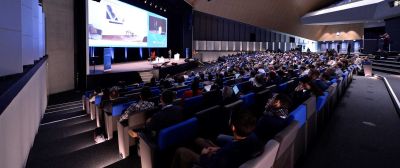 Comsol Konferenz in Lausanne im grossen Hörsaal