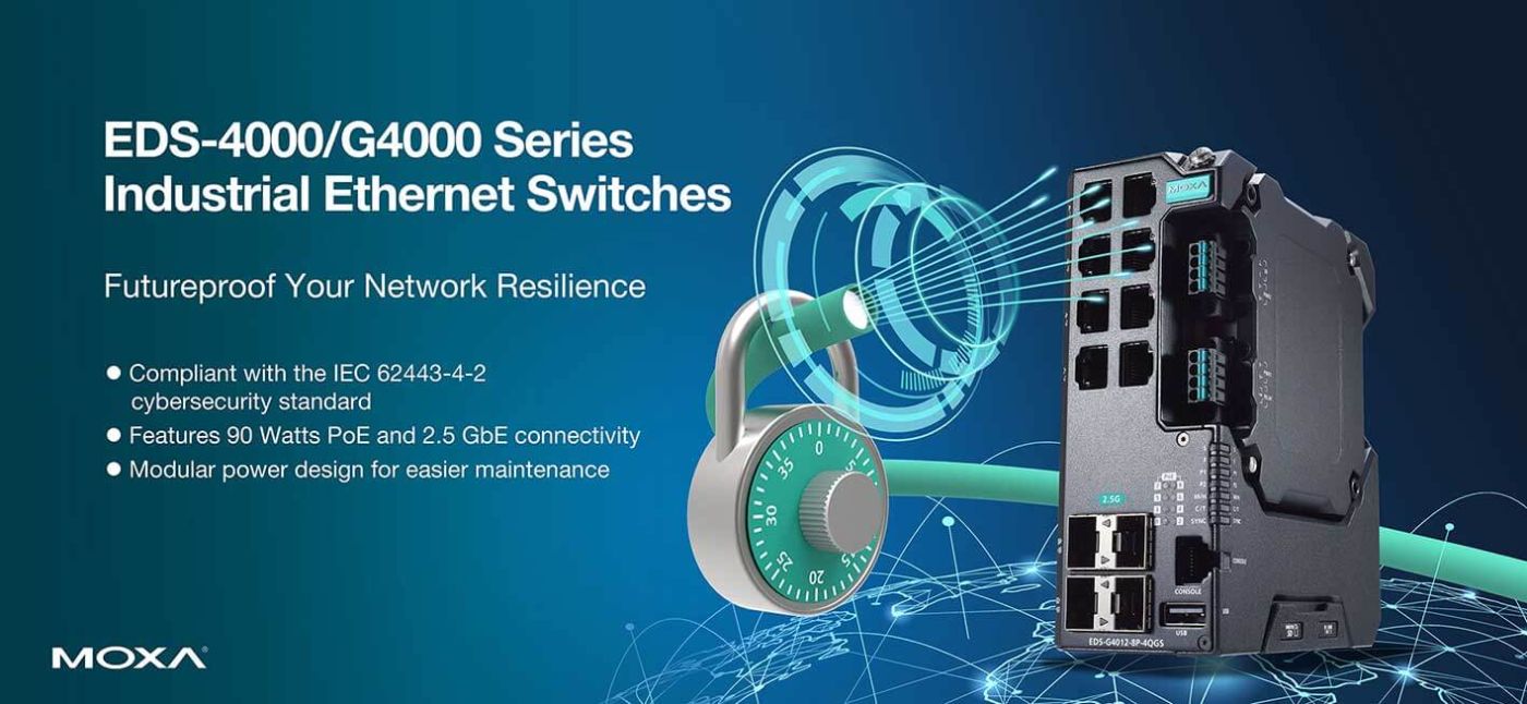 Next Generation Ethernet Switches EDS-(G)4000 von Moxa