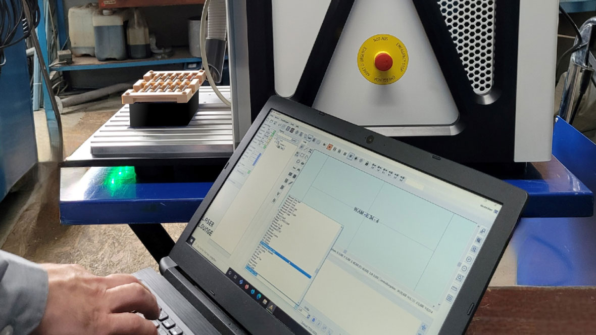 Laserkennzeichnung zur Rückverfolgbarkeit: Layout mit der Beschriftungssoftware