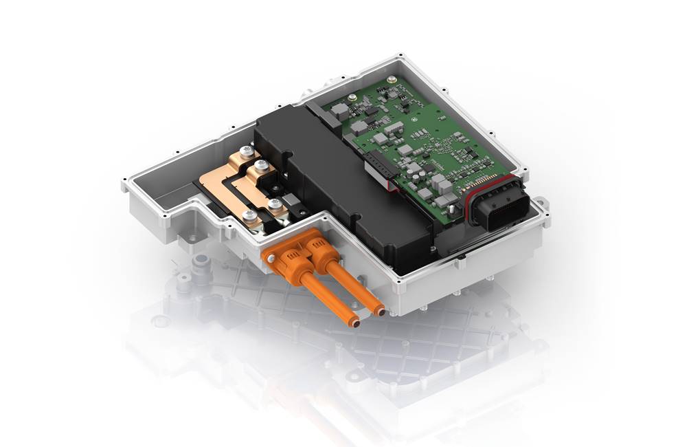 ZF entwickelt und produziert Leistungselektronik mit Siliziumcarbid als Halbleiter für Bordnetze mit 800 Volt Spannung. (Bild: ZF)